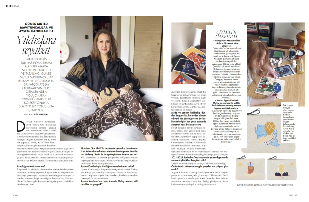 Ayşem Kandıralı Celestial Collection ELLE